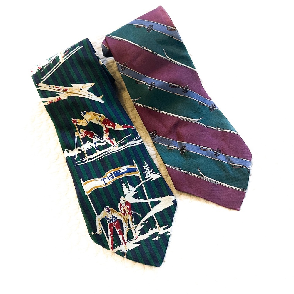 Two Skiing Tie Set Tommy Hilfiger & Polo Ralph Lauren